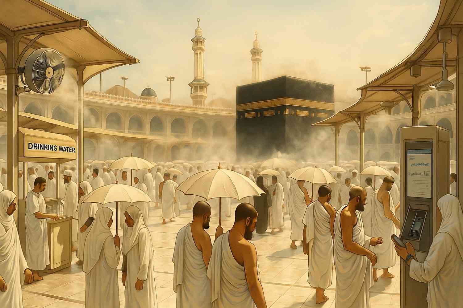 Heat Safety Measures and Smart Pilgrim Services